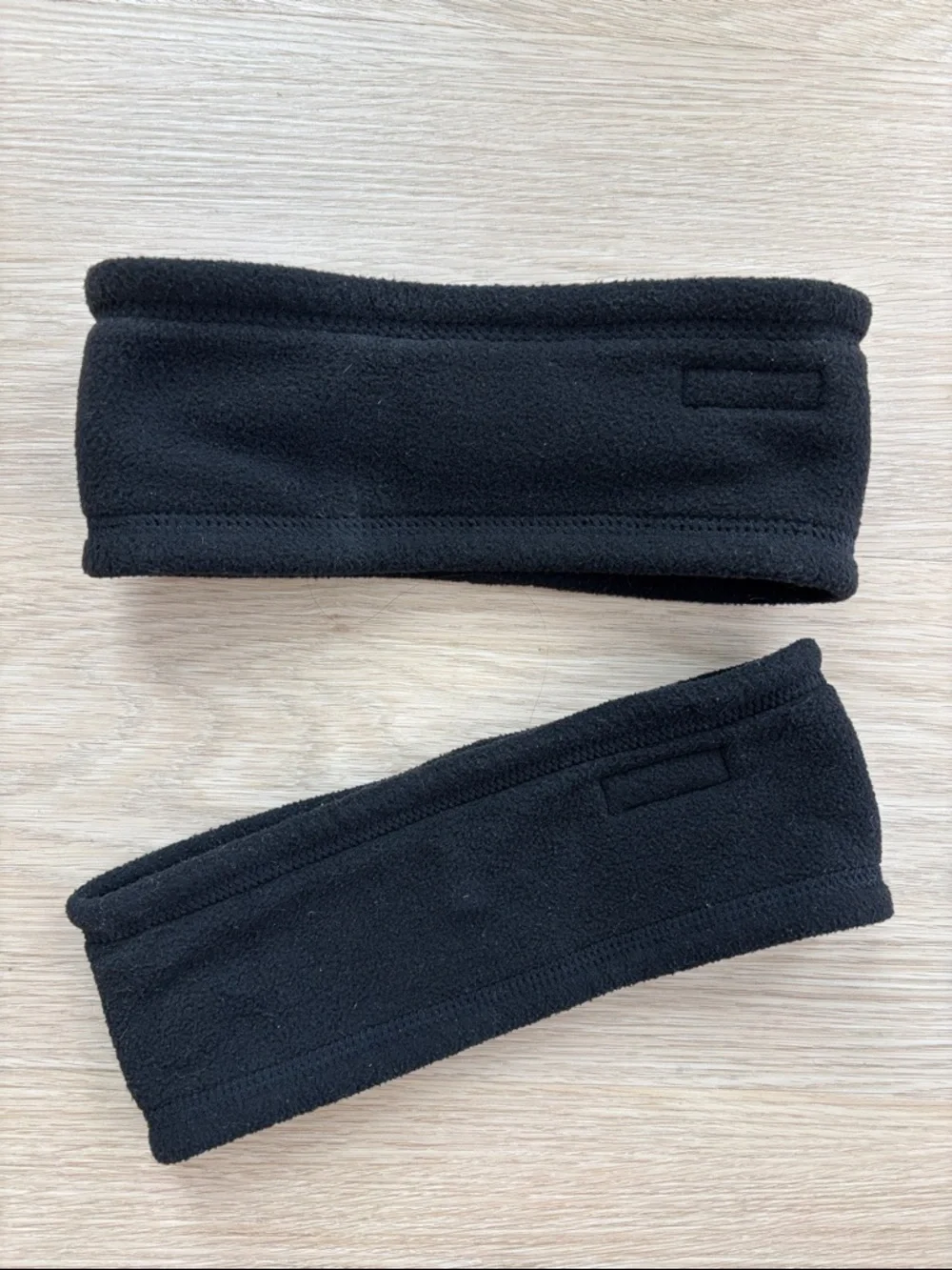 PATAGONIA Re-Tool Headbands x2 black earband head band ear band ear warmer - Picture 2 of 4